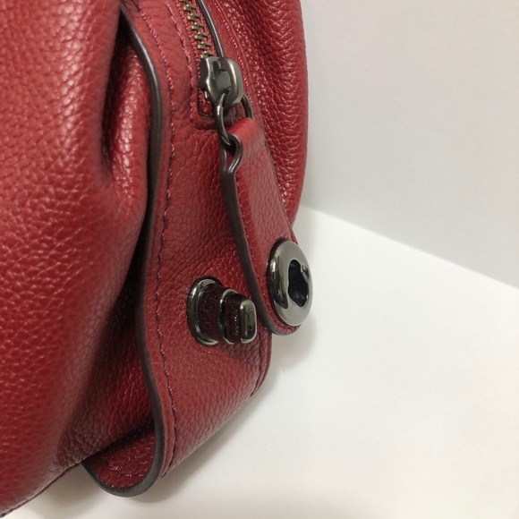 Coach Red Leather Satchel Bag - Picture 8 of 14